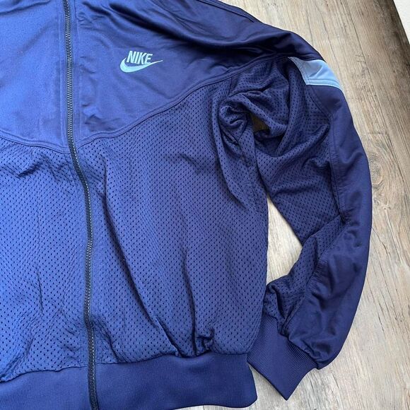 Nike Track Jacket Men's Navy and Blue - Picture 3 of 8